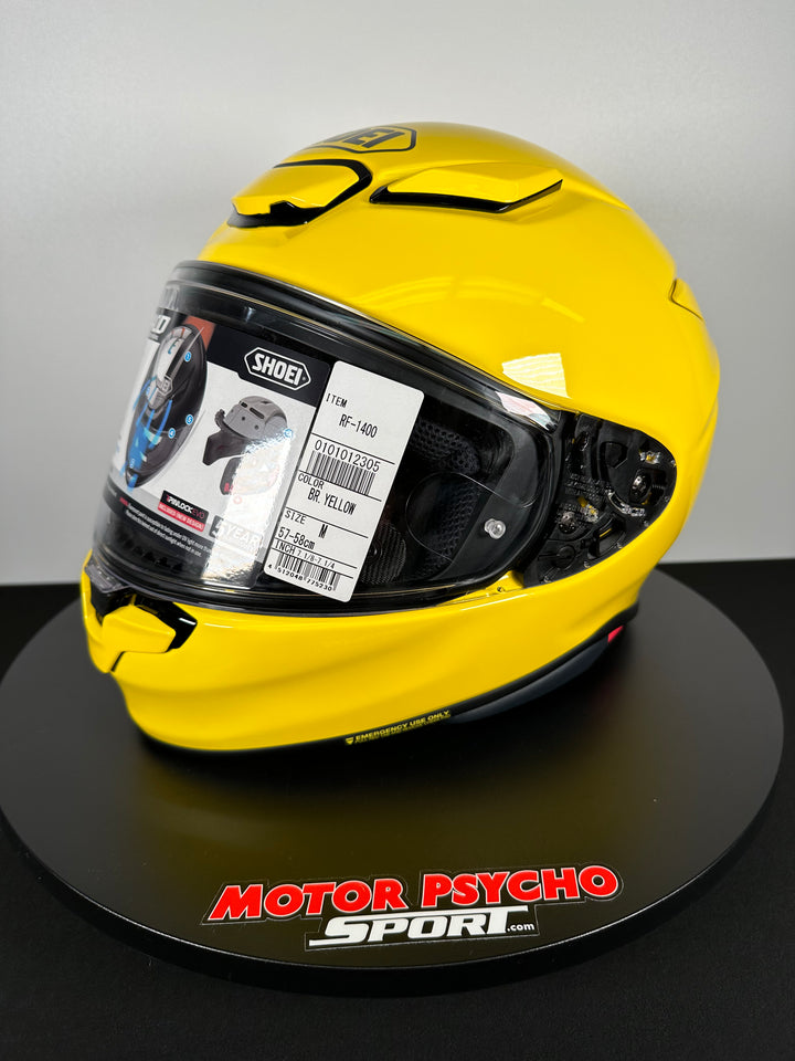 Shoei RF-1400 Helmet - Brilliant Yellow