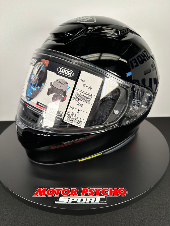 Shoei RF-1400 Helmet - Gloss Black