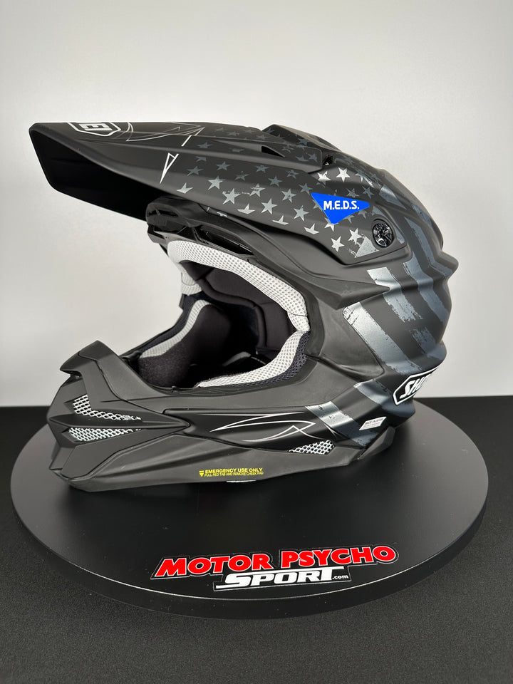 Shoei VFX-EVO Faithful Helmet - TC-5 Matte Black/Gray/White