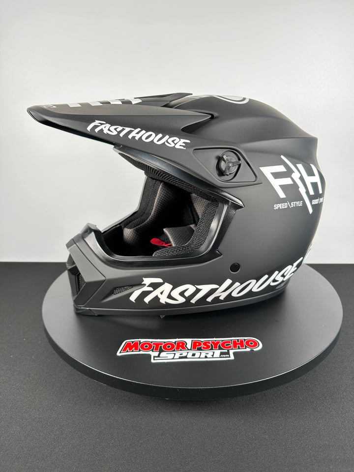 Bell MX-9 MIPS Helmet - Fasthouse Prospect Matte Black/White