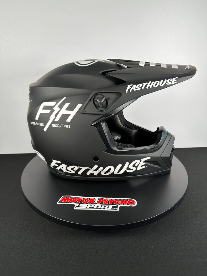 Bell MX-9 MIPS Helmet - Fasthouse Prospect Matte Black/White