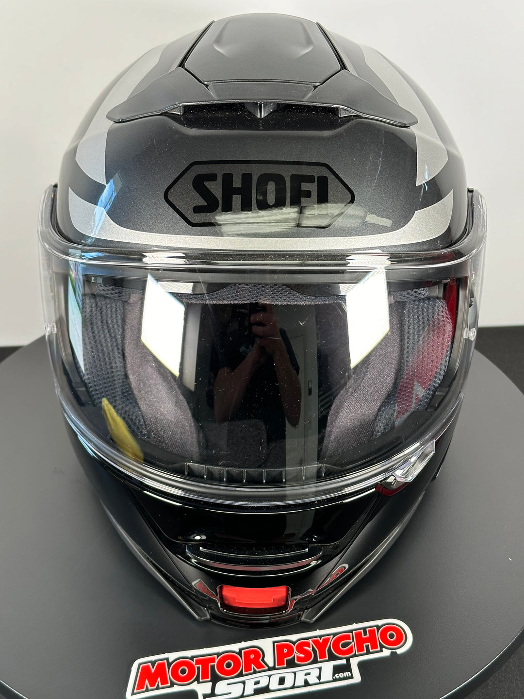 Shoei Neotec II MM93 Collection 2-Way Modular Helmet - TC-5 Black/Gray/Silver - Size Large - USED GOOD