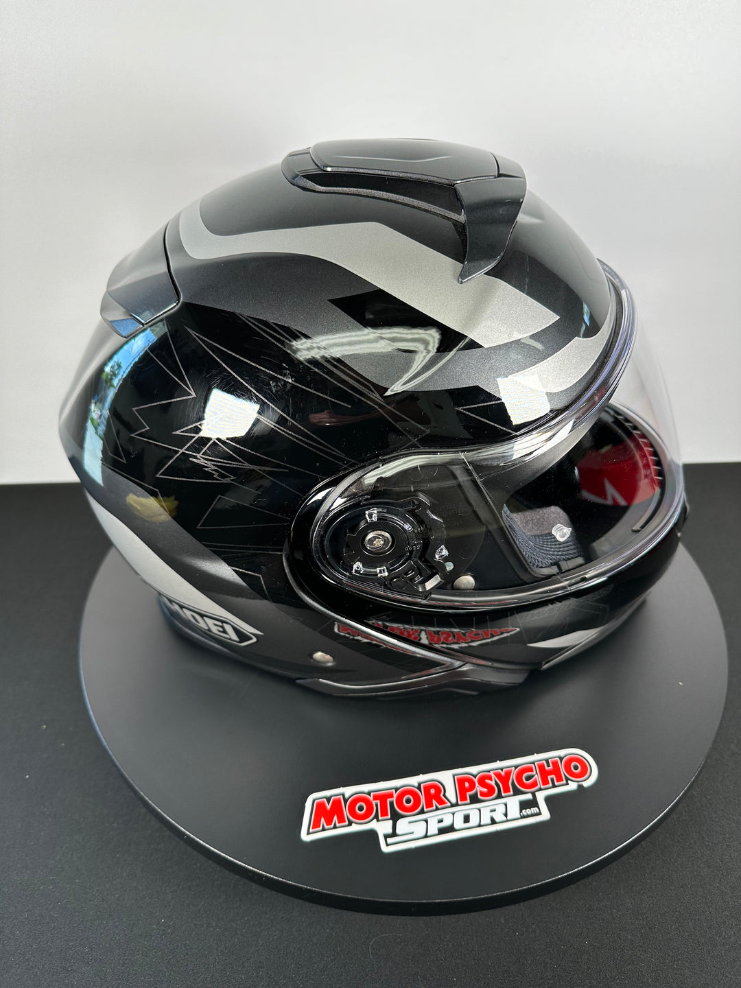 Shoei Neotec II MM93 Collection 2-Way Modular Helmet - TC-5 Black/Gray/Silver - Size Large - USED