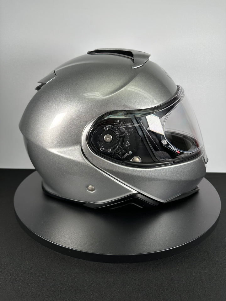 Shoei Neotec II Modular Helmet - Silver - Size Large - OPEN BOX USED