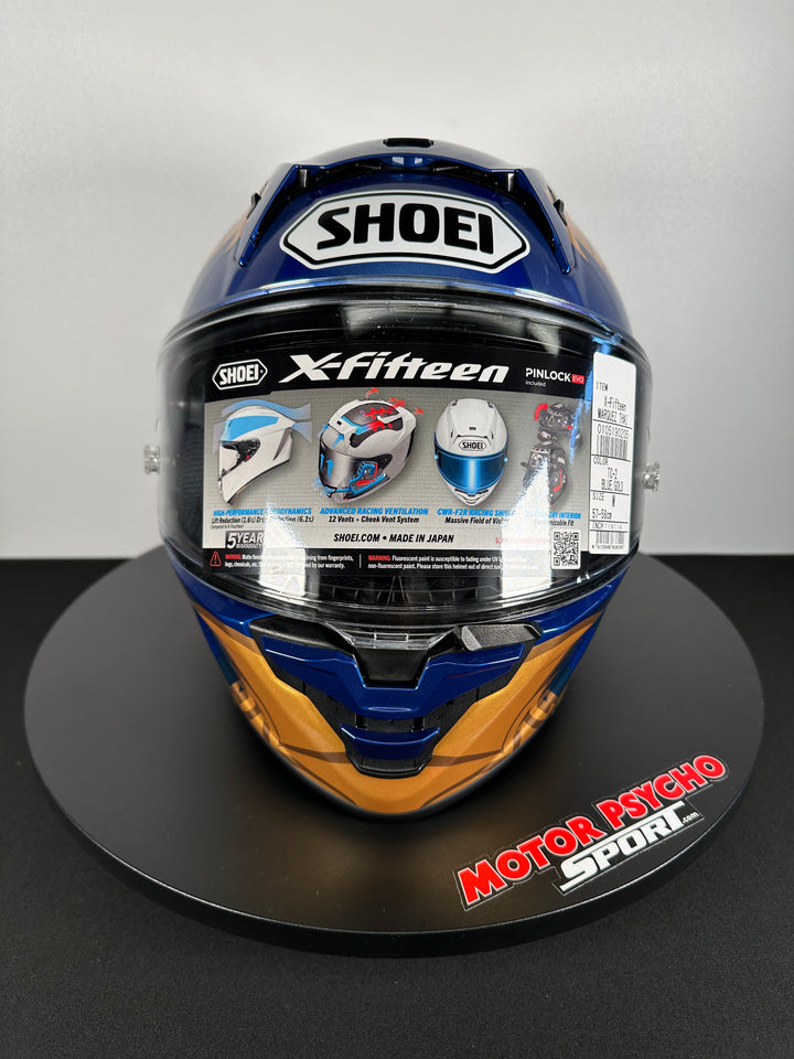 Shoei X-15 Helmet - Marquez Thai TC-1 - Size Medium - USED LIKE NEW