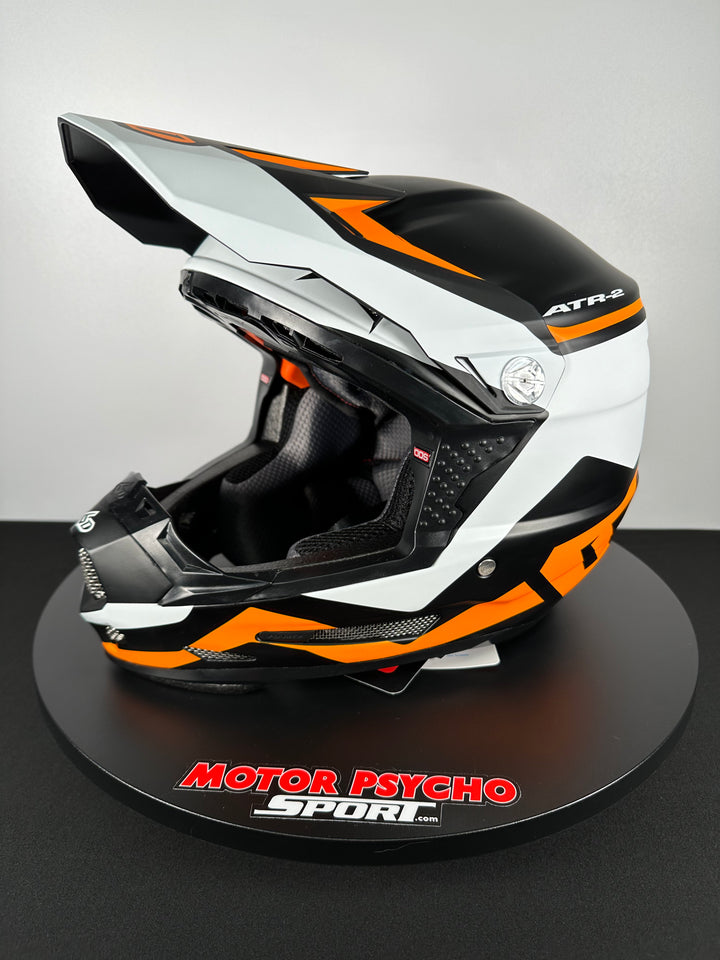 6D ATR-2Y Drive Youth Helmet - Matte Neon Orange - Size Youth Large - OPEN BOX