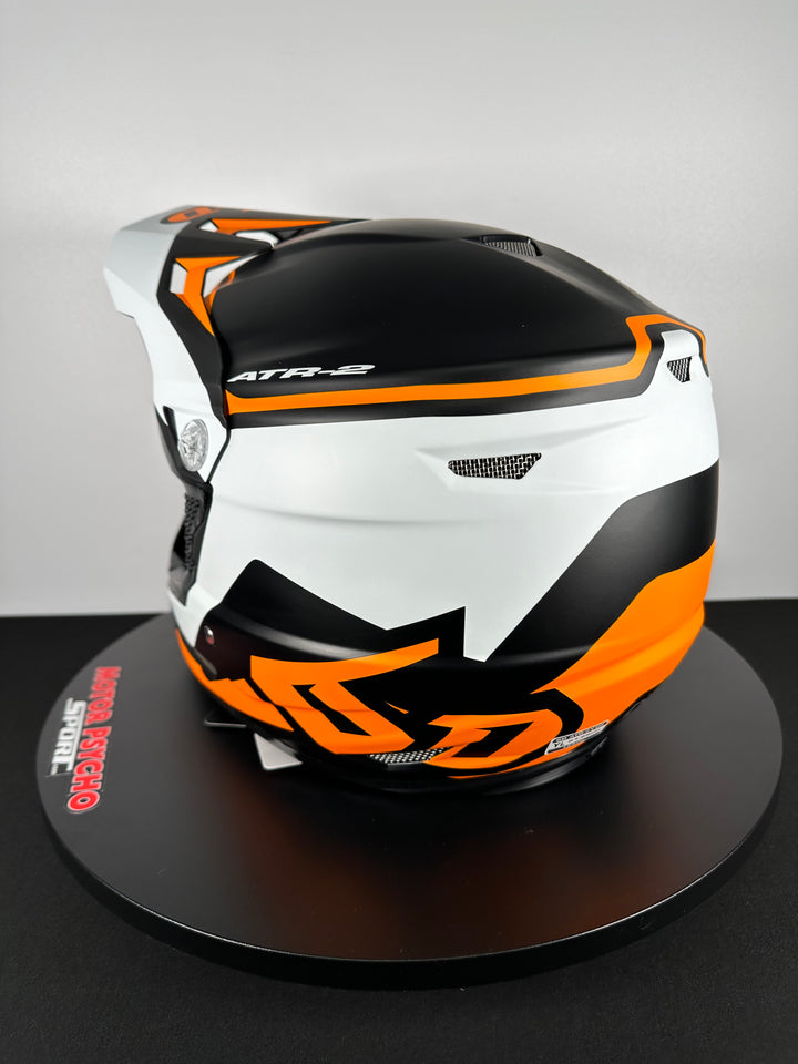 6D ATR-2Y Drive Youth Helmet - Matte Neon Orange - Size Youth Large - OPEN BOX