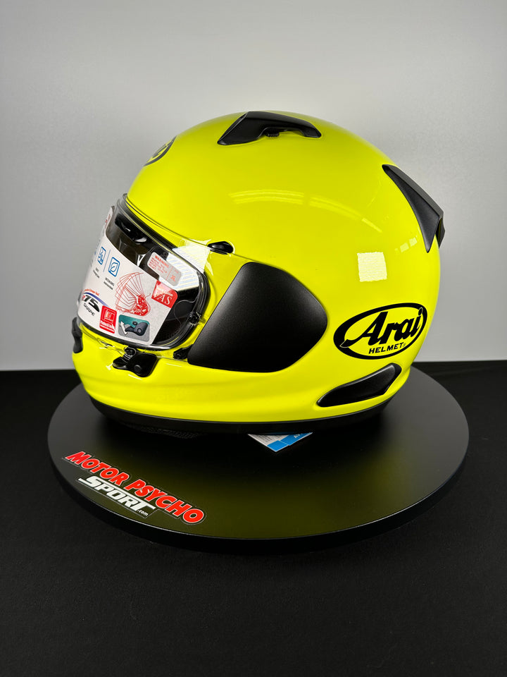 Arai Signet-X Helmet - Fluorescent Yellow - Size XL - OPEN BOX