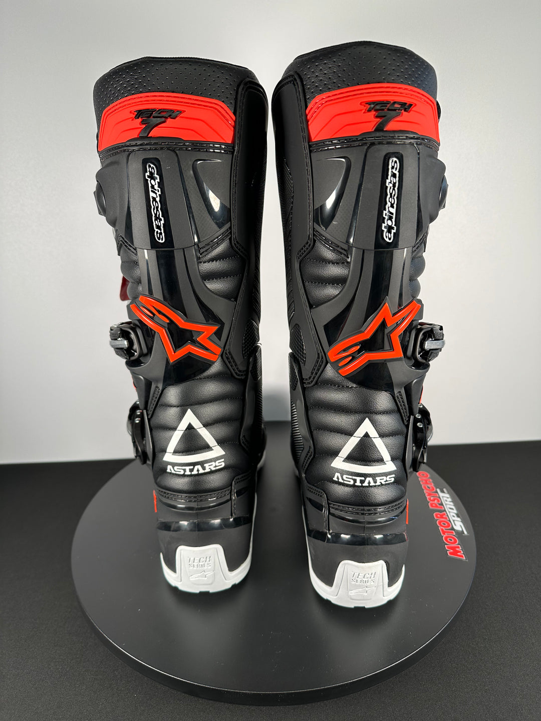 Alpinestars Tech 7 Enduro Boots - Black/Red Fluorescent