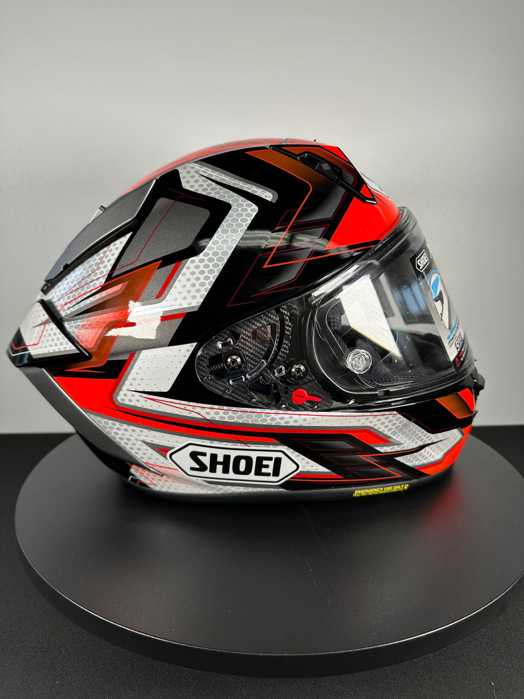 Shoei X-15 Escalate Helmet - TC-1 Red/Black/White