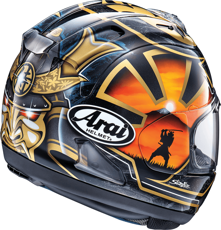 Arai Corsair-X Helmet - Dani Samurai-2 Black - Motor Psycho Sport