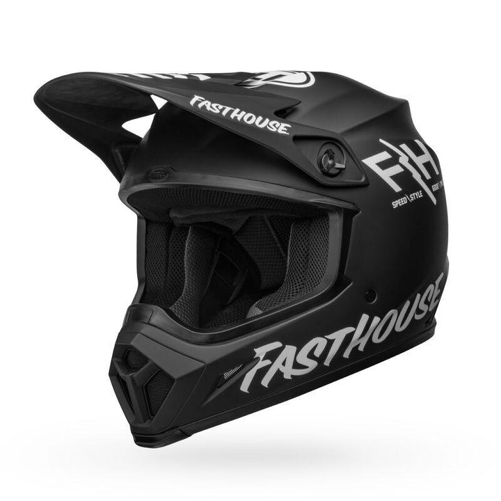 Bell MX-9 MIPS Helmet - Fasthouse Prospect Matte Black/White