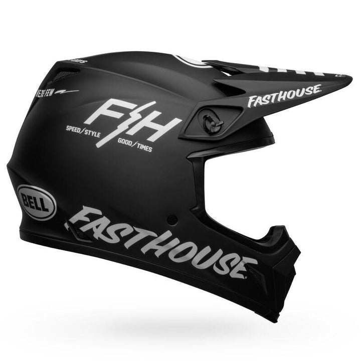 Bell MX-9 MIPS Helmet - Fasthouse Prospect Matte Black/White