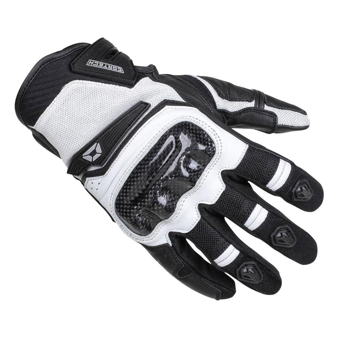 Cortech Sonic-Flo Glove - Black/White - Motor Psycho Sport