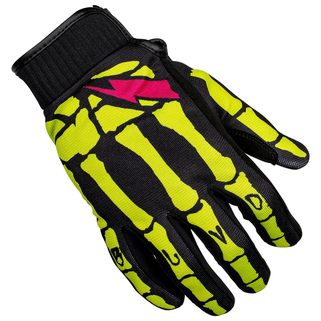 Cortech The Hell-Diver Glove - Hi-Viz/Purple - Motor Psycho Sport