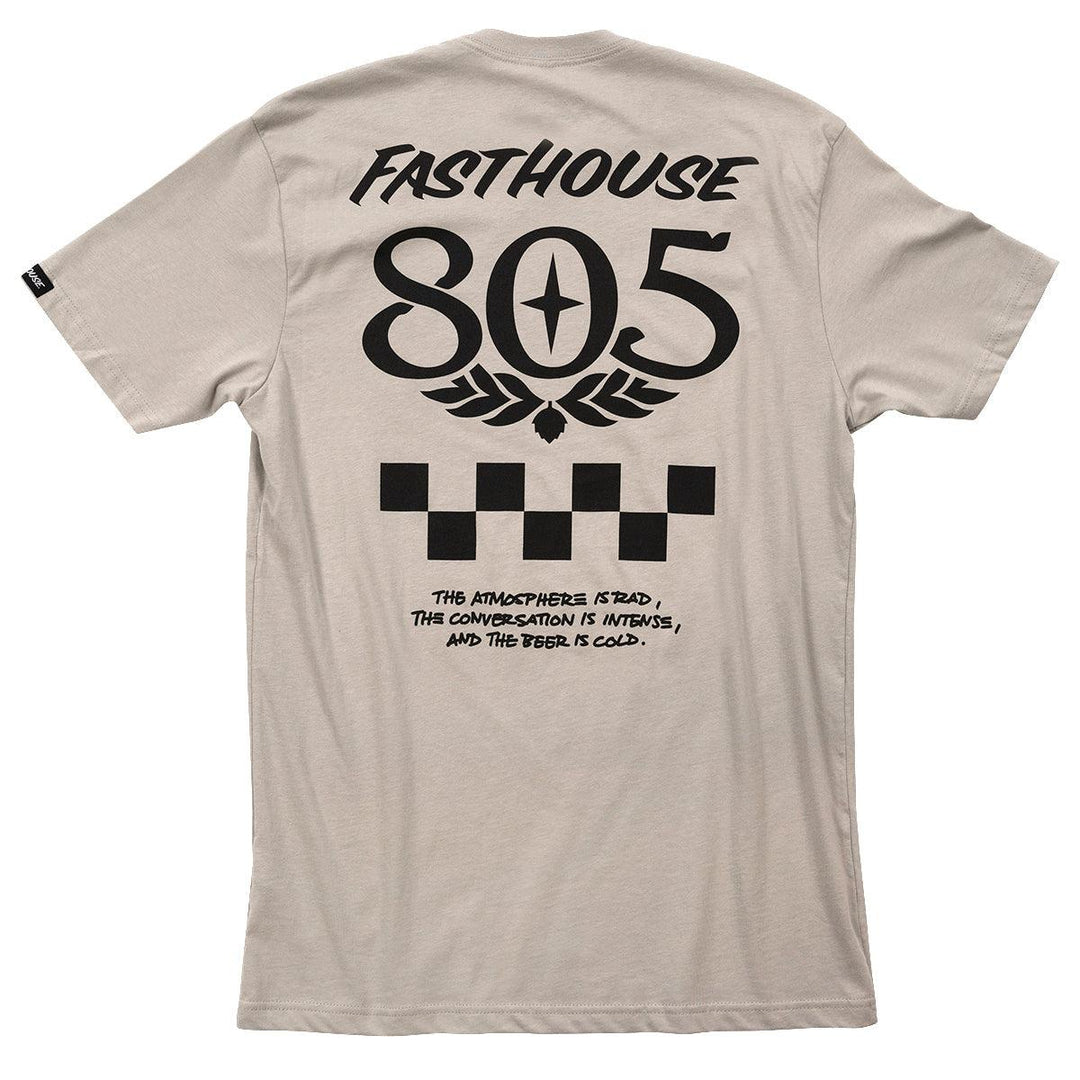 Fasthouse 805 Atmosphere Tee - Light Gray - Motor Psycho Sport