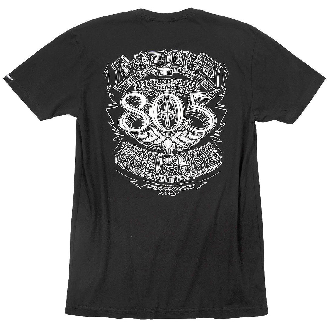 Fasthouse 805 Liquid Courage Tee - Black - Motor Psycho Sport