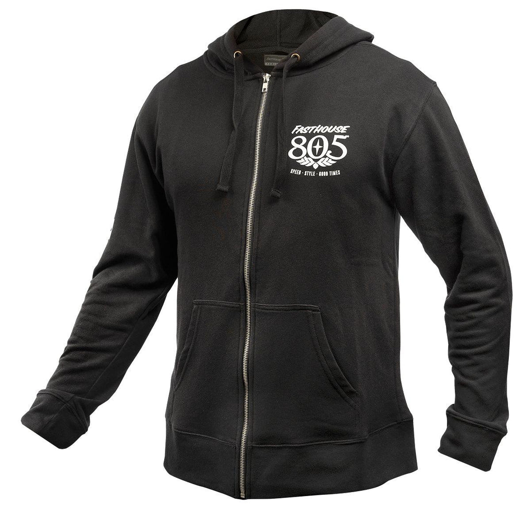 Fasthouse 805 Og Hooded Zip-up - Black - Motor Psycho Sport