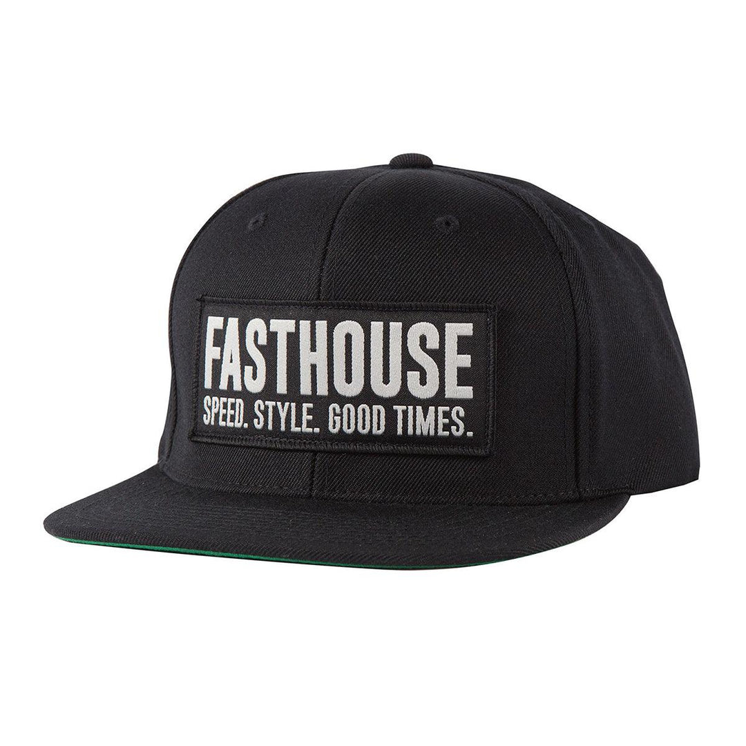 Fasthouse Blockhouse Hat - Black - Motor Psycho Sport