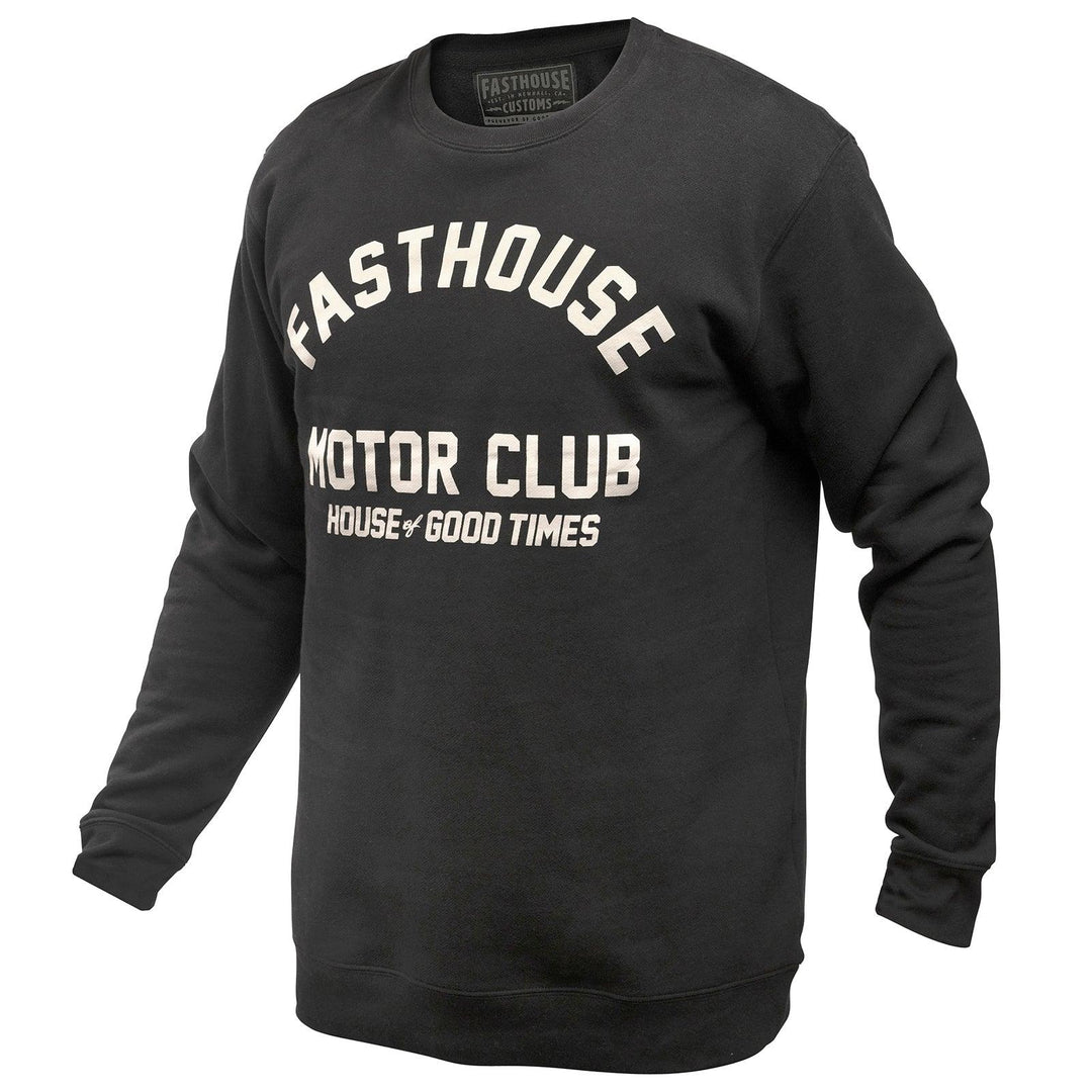 Fasthouse Brigade Crew Neck Pullover - Black - Motor Psycho Sport