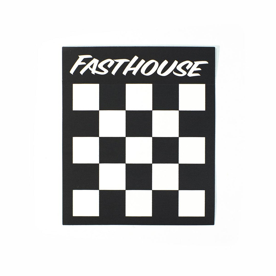 Fasthouse Checkers Sticker - Motor Psycho Sport