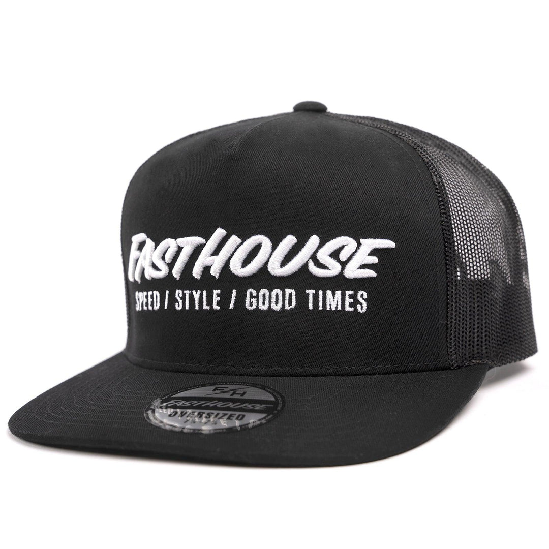 Fasthouse Classic Hat Oversized - Black - Motor Psycho Sport