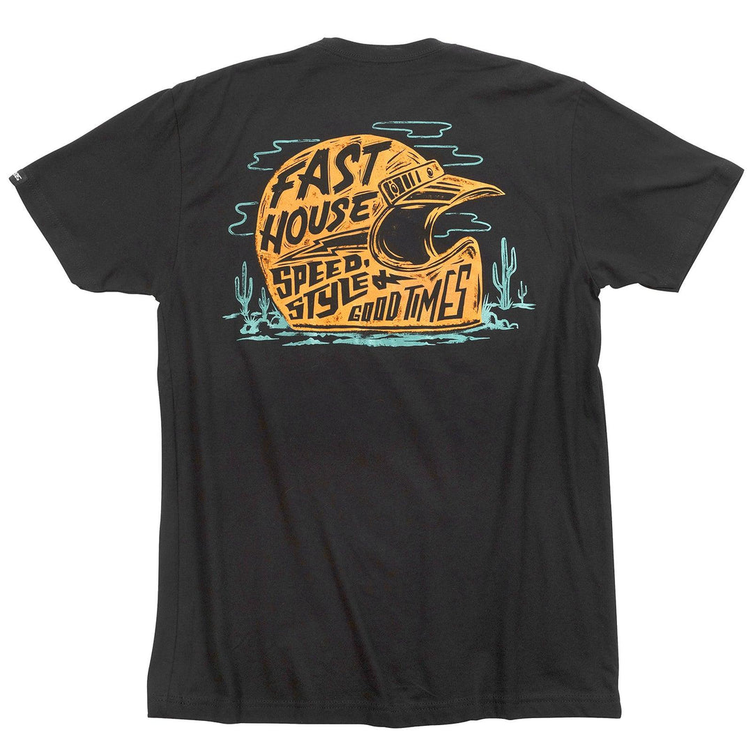 Fasthouse Dust Devil Tee - Black - Motor Psycho Sport