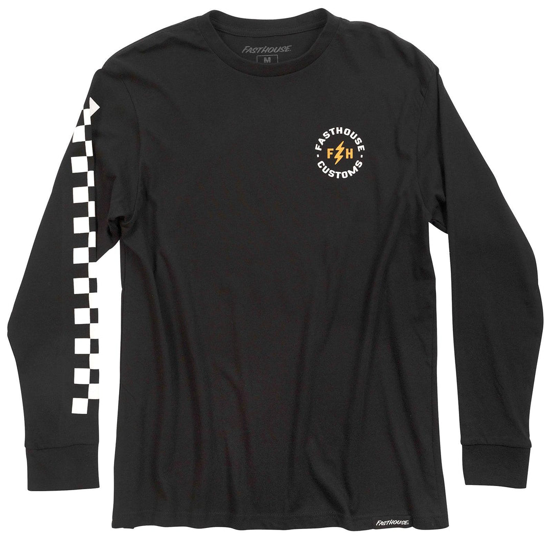 Fasthouse Easy Rider Long Sleeve Tee - Black - Motor Psycho Sport