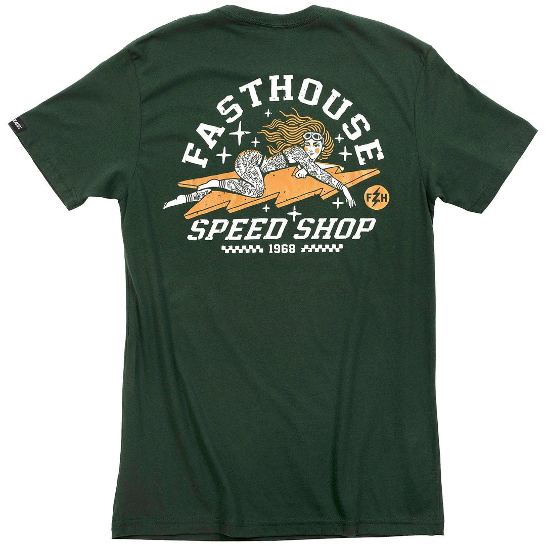 Fasthouse Eleanor Tee - Forest Green - Motor Psycho Sport