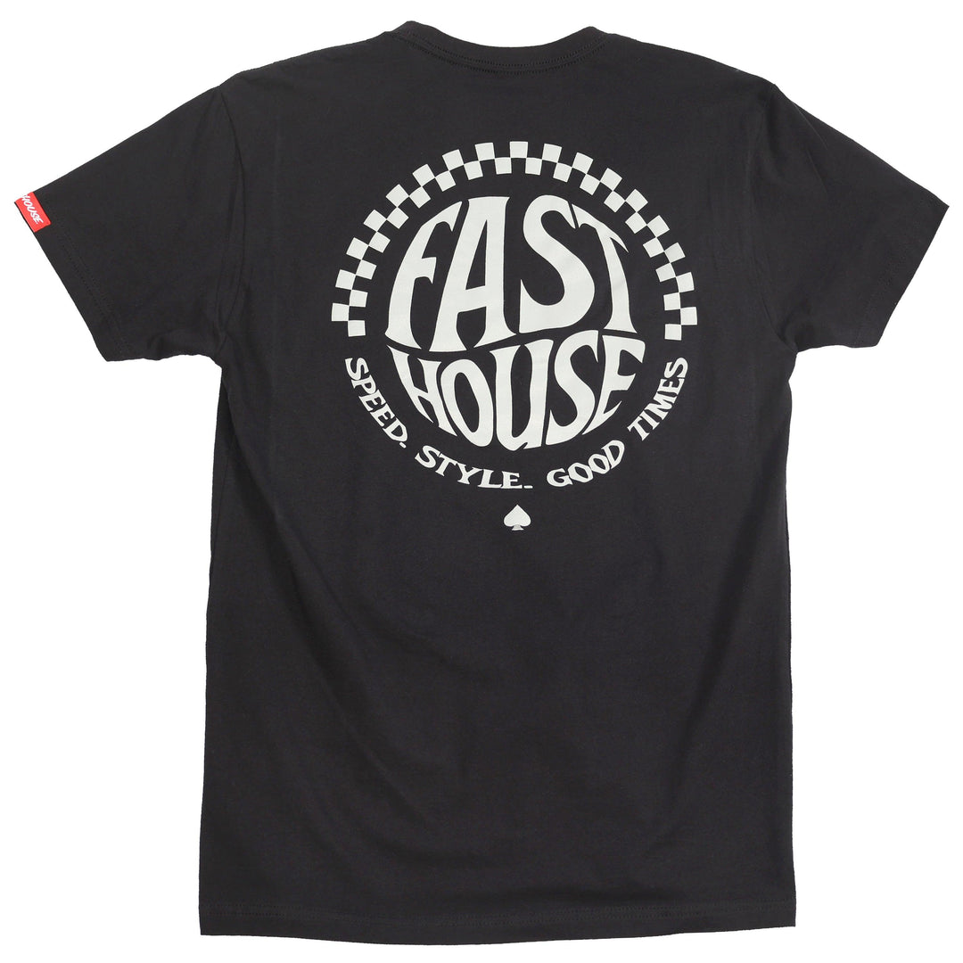 Fasthouse Fast Spade Tee - Black - Motor Psycho Sport