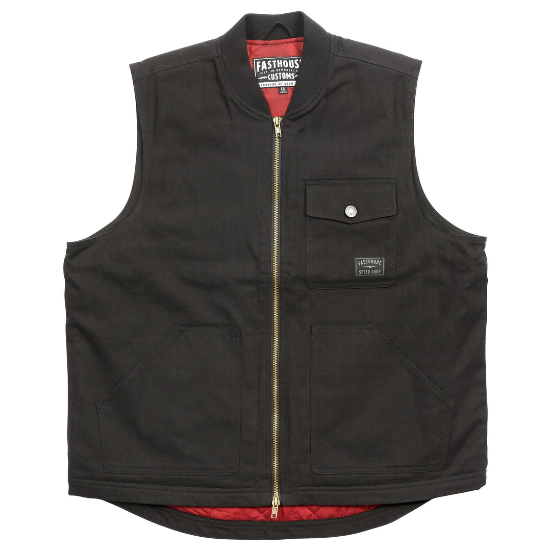 Fasthouse Grafter Vest - Black - Motor Psycho Sport