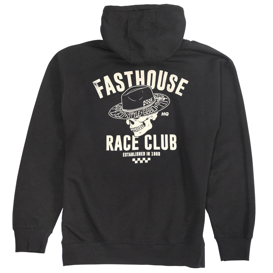 Fasthouse HQ Club Hooded Pullover - Black - Motor Psycho Sport