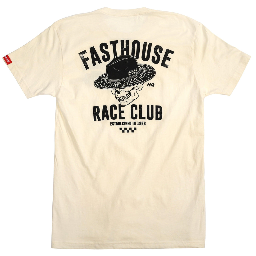 Fasthouse HQ Club Tee - Natural - Motor Psycho Sport