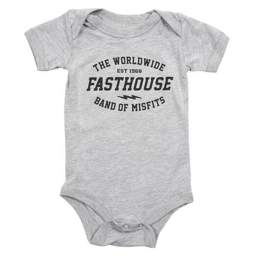 Fasthouse Infant Coalition Onesie - Athletic Heather - Motor Psycho Sport