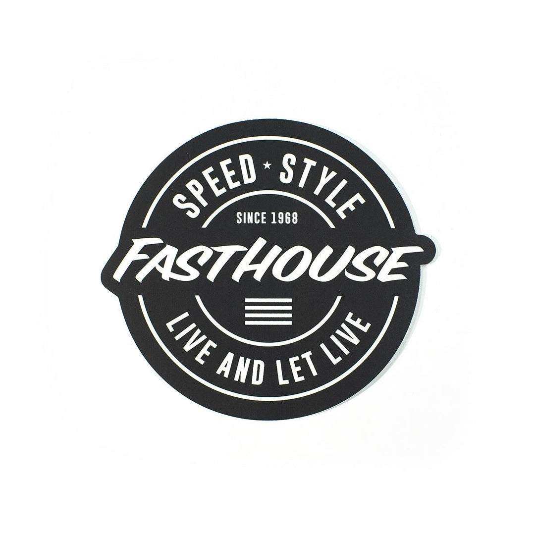 Fasthouse Let Live Sticker - Motor Psycho Sport