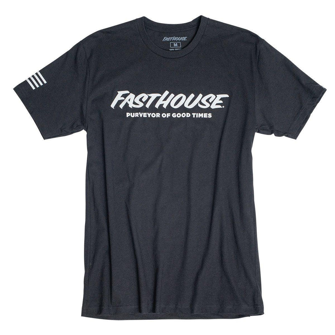 Fasthouse Logo Tee - Black - Motor Psycho Sport