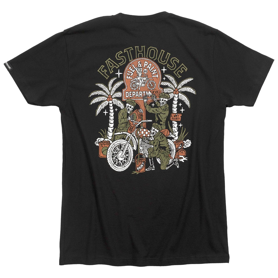 Fasthouse Macabre Tee - Black - Motor Psycho Sport