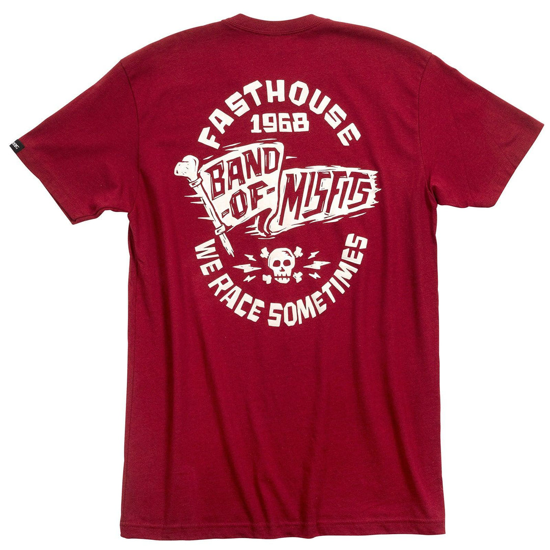 Fasthouse Marauder Tee - Cardinal - Motor Psycho Sport