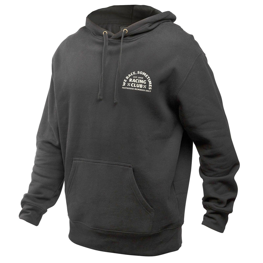 Fasthouse Members Only Hooded Pullover - Black - Motor Psycho Sport