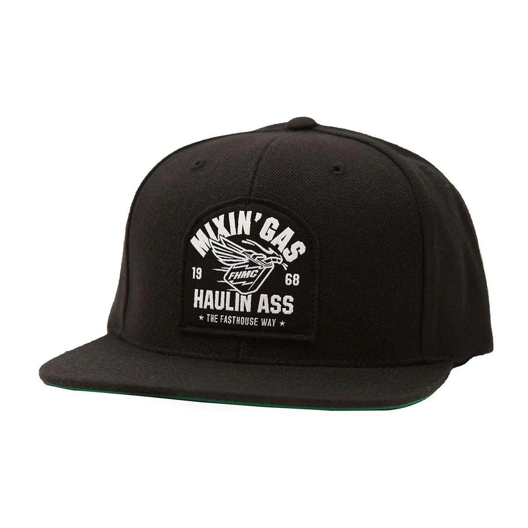 Fasthouse Mixin Gas Hat - Black - Motor Psycho Sport