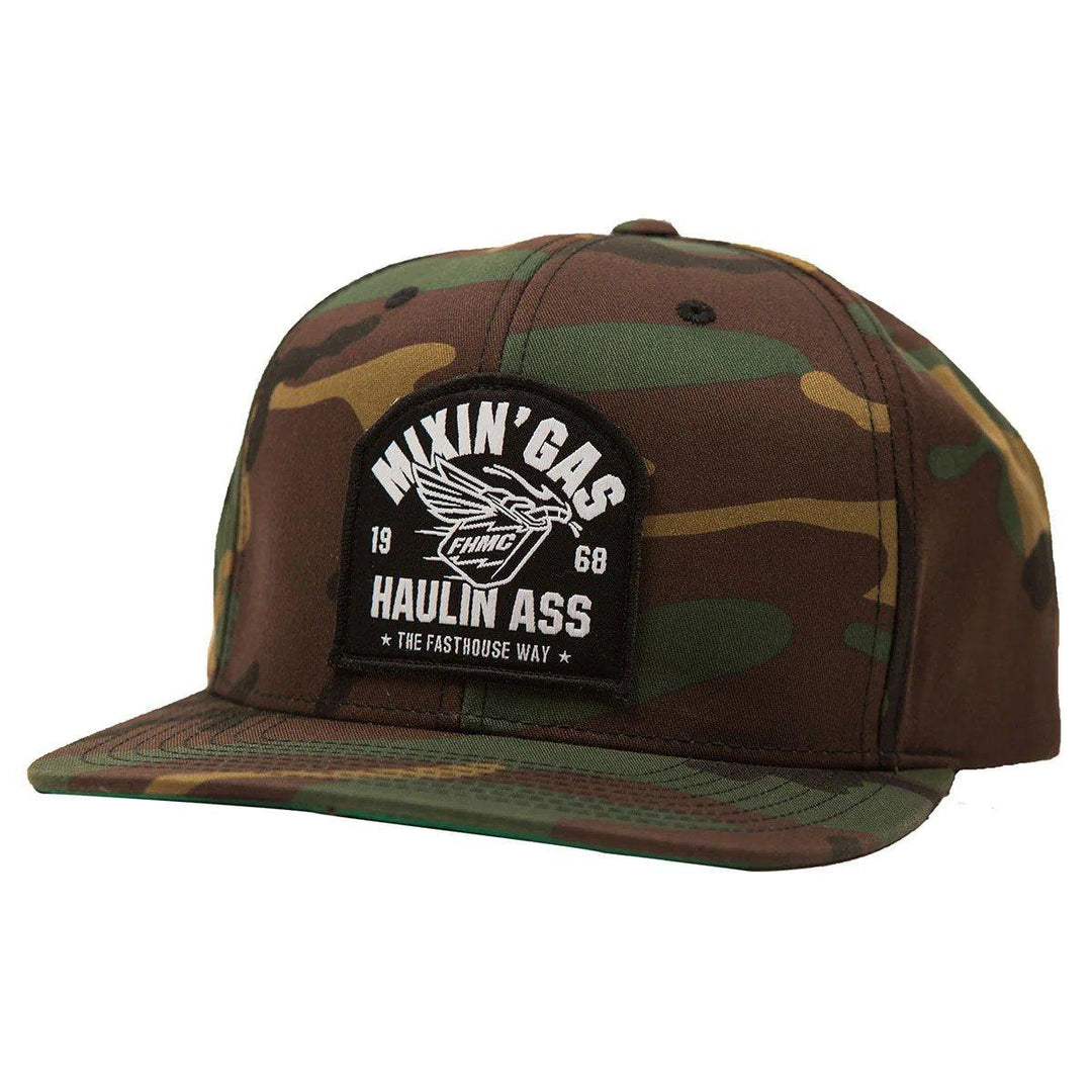 Fasthouse Mixin Gas Hat - Camo - Motor Psycho Sport