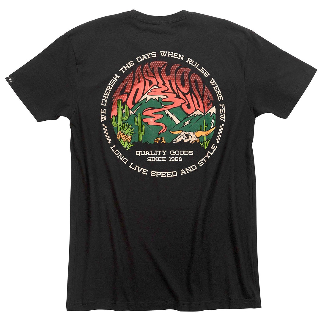 Fasthouse Nomad Tee - Black - Motor Psycho Sport