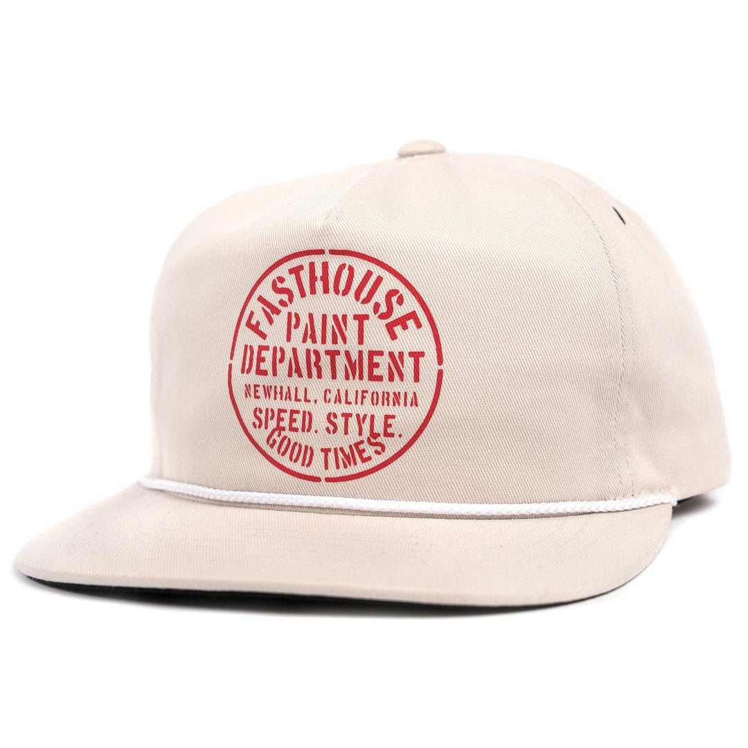 Fasthouse Paint Dept. Hat - White - Motor Psycho Sport