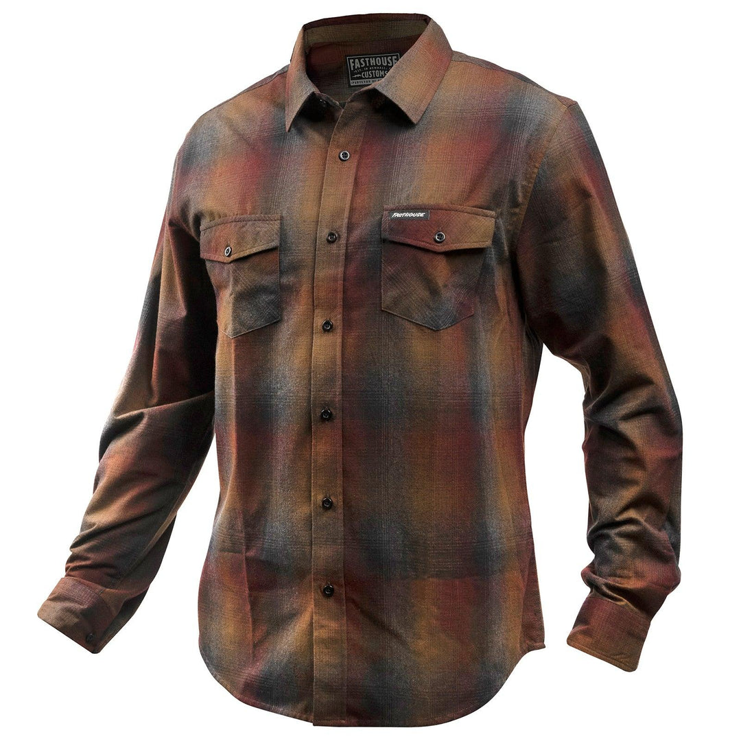 Fasthouse Saturday Night Special Flannel - Dusk - Motor Psycho Sport