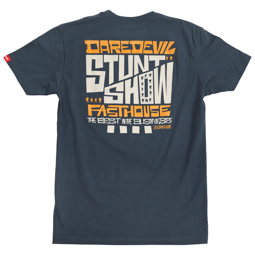 Fasthouse Stunt Show Tee - Indigo - Motor Psycho Sport