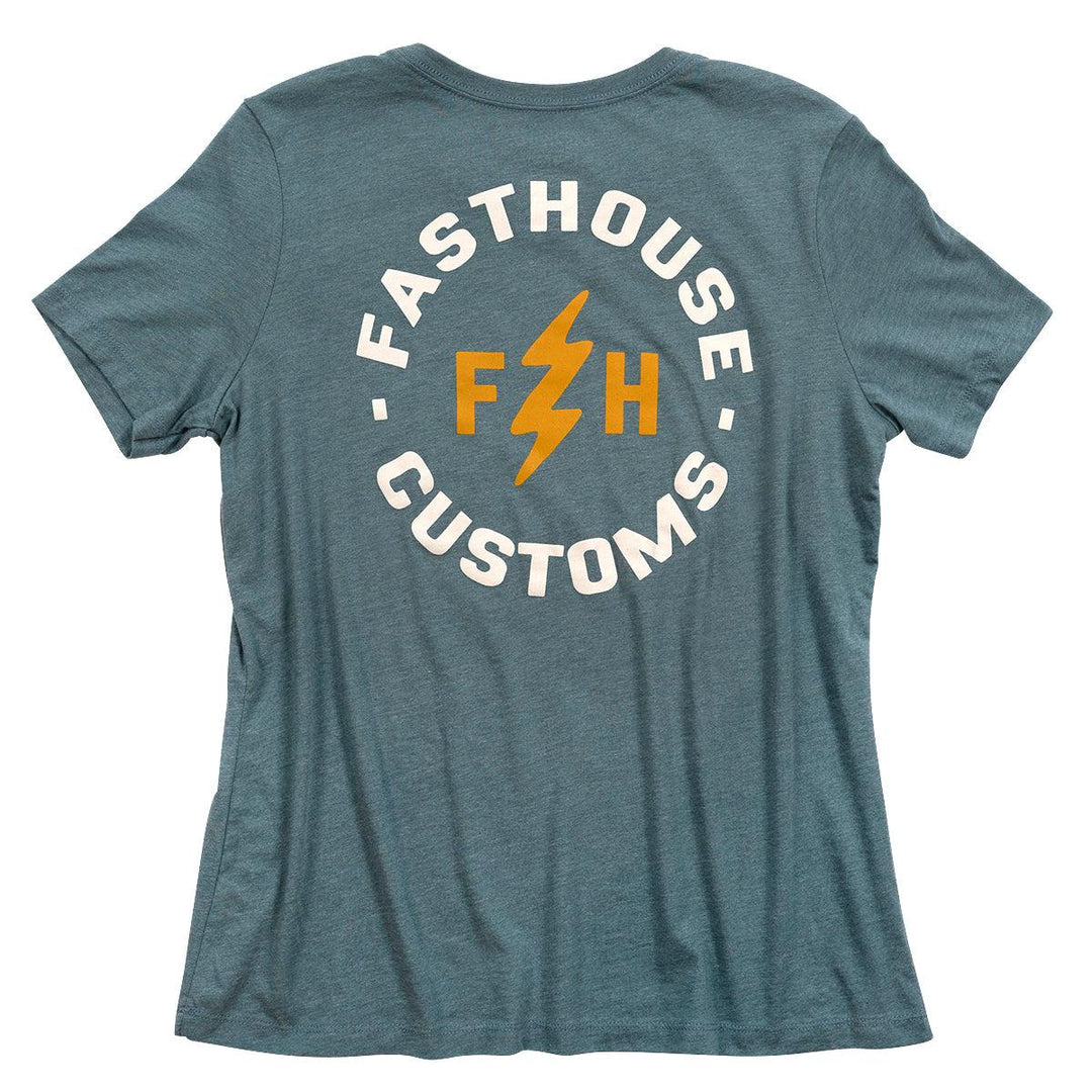 Fasthouse Women's Easy Rider Tee - Heather Slate - Motor Psycho Sport