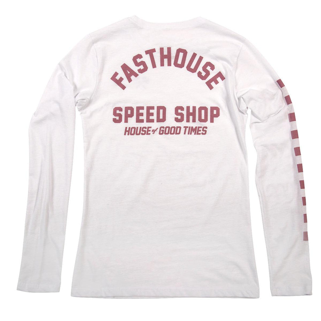 Fasthouse Women's Haven Long Sleeve Tee - White - Motor Psycho Sport