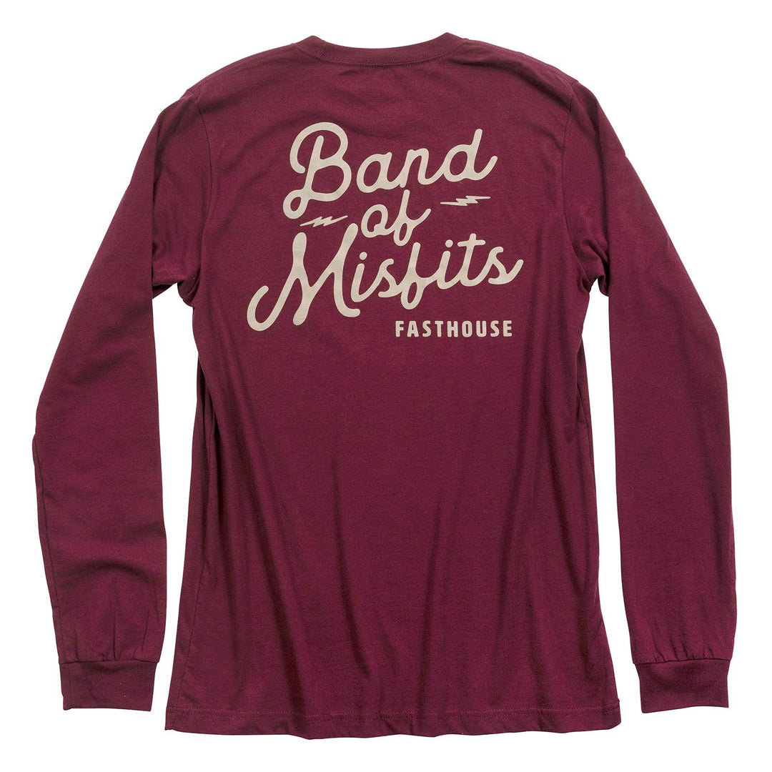 Fasthouse Women's Revival Long Sleeve Tee - Maroon - Motor Psycho Sport