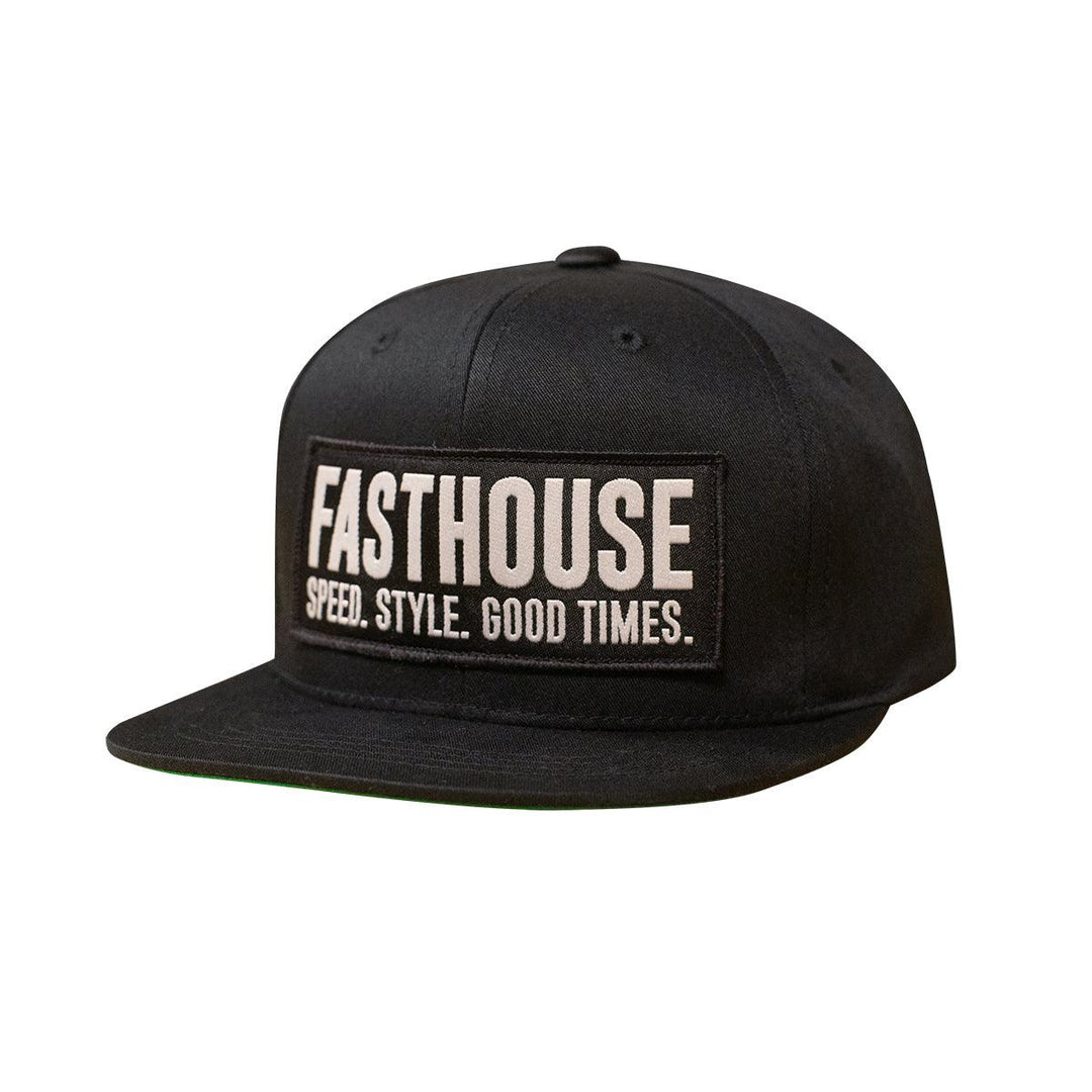 Fasthouse Youth Blockhouse Hat - Black - Motor Psycho Sport