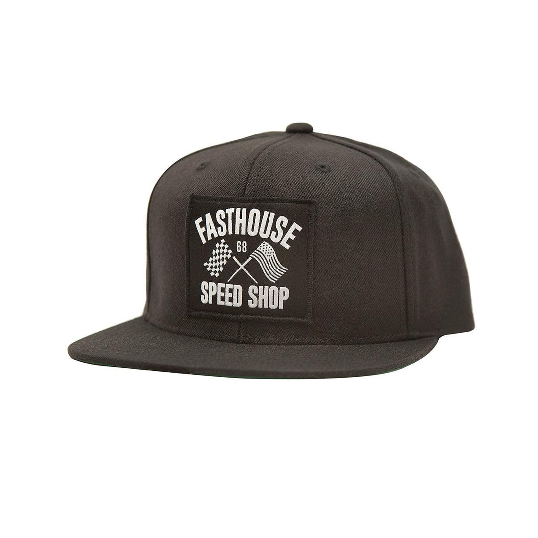 Fasthouse Youth Fast Flags Hat - Black - Motor Psycho Sport